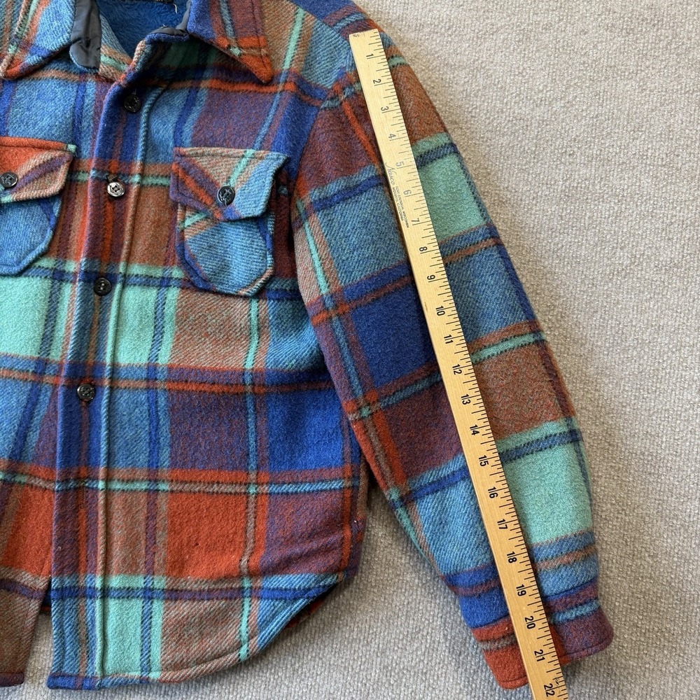 Vintage Put On by Sears Roebuck & Co. Checkerboard Wool Jacket Multicolor - Picture 4 of 9